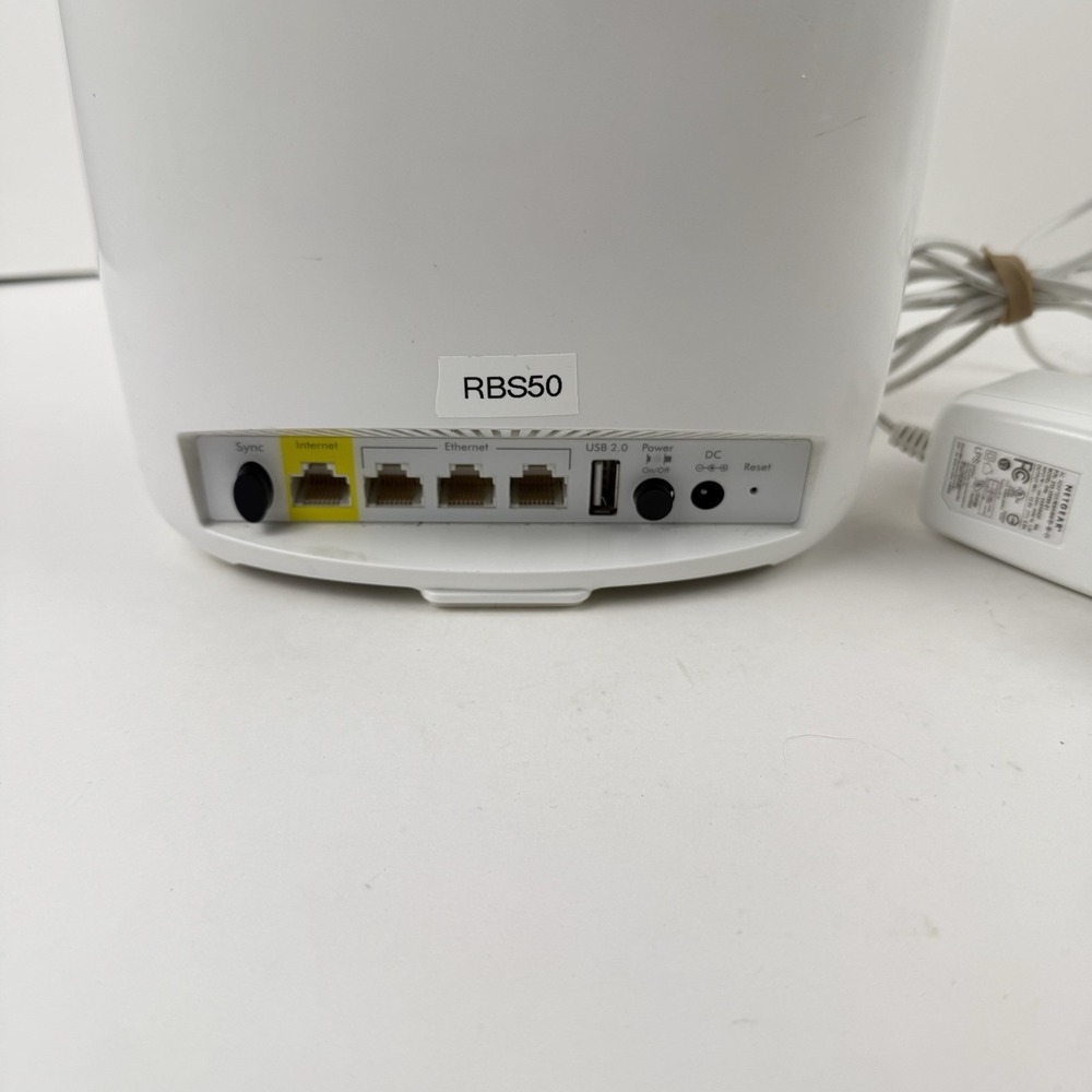 Netgear Orbi Router RBR50 Tri-Band WiFi Mesh Router W/ Power Cord Tested Working - Picture 6 of 10